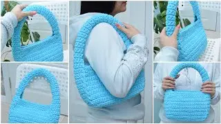 Crocheting a Life ring bag A trendy bag with your own hands in 3 hours