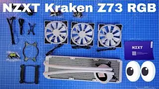 NZXT Kraken Z73 RGB Intel installation in NZXT H710i - build guide and tips for setting up RGB