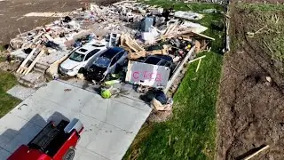 SHOCK VIDEO: ⚠️  Devastating footages of #tornado  damage in  #nebraska