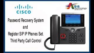 Cisco IP Phone Set Password Recovery System and Register SIP IP Phones Set, Third Party Call Control