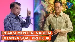 Momen Menteri Nadiem Terdiam dan Kabur Kala Ditanya soal Kritik Jusuf Kalla