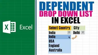 Dependent drop down list in excel | Indirect Formula| MS Excel