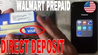 ✅  Walmart Prepaid Money Card Direct Deposit Set Up 🔴