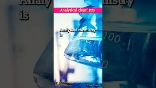 Analytical chemistry definition