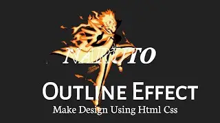 Adding Outline Effect Stroke to Text  | Image Animation | stroke to fonts using CSS #css