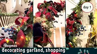 DECORATING CHRISTMAS GARLAND