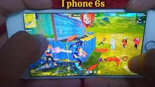 IPhone 6s Free fire Gameplay test full max settings HUD+DPI+ MACRO 1 old testing black color