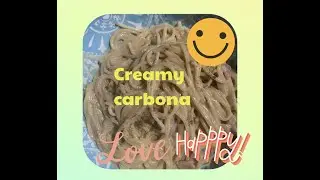 My creamy carbonara