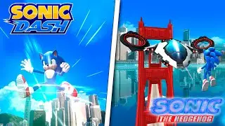 Teen Sonic in Sonic Dash! (Sonic Movie)