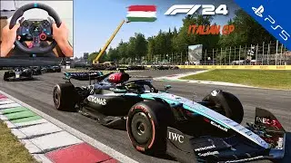 F1 24 Italian Grand Prix | Lewis Hamilton | Logitech G29 PS5  Gameplay