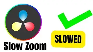 How To Add A Slow Zoom In Davinci Resolve WORKS NOW!