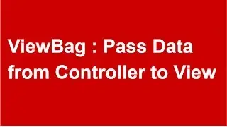 How to pass data from controller to view with ViewBag