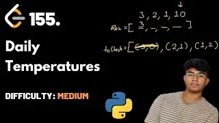 Daily Temperatures| LeetCode 739 | Theory + Python code