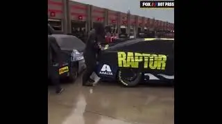 William Byron and Michael McDowell Near Garage Collision - NASCAR Cup Series Spring Atlanta 2023