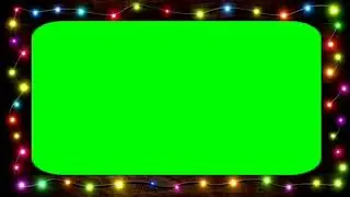 Green Screen Border Frame HD | Green Screen Animation (2) | Free Copyright ©️ | Green Screen