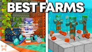 The BEST FARMS For Minecraft 1.21! (build these right now)