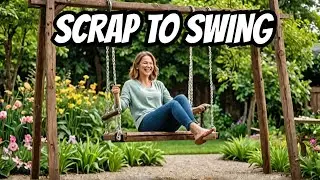 DIY Garden Swing from Scrap Materials!