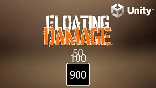 Floating Damage Text in Unity | Unity Tutorial