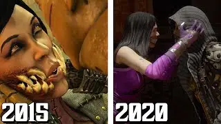 D'Vorah Kissing Mileena To Death vs Mileena Eating D'Vorah Comparison! (Revenge)