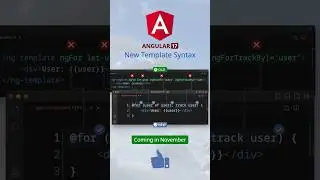 Angular 17 New Template Syntax for Loops #angular #angular17
