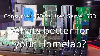 Do used Server SSD make sense for a homelab? Comparing consumer and server SSDs.