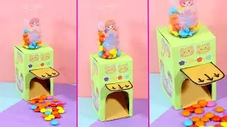 How to Make a Candy Dispenser Machine | DIY Candy Machine at Home | Very Easy