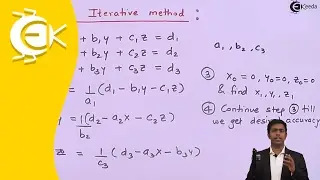 Explain Concept of Jacobis Iterative Method | Ekeeda.com