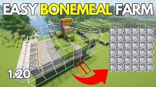 BEST BONEMEAL & MOSS Farm for Minecraft Bedrock 1.20+