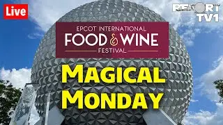 🔴Live: Magical Monday at Epcot Food & Wine Festival -  Walt Disney World Live Stream- 9-2-24