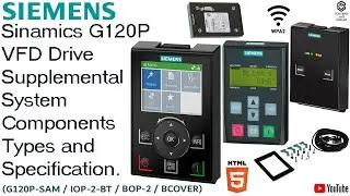 #Siemens Sinamics G120 VFD Operator Panels / #BOP / #IOP / #hvac / #sinamics