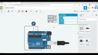 adc by using arduino and potentiometer