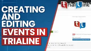 Creating and Editing Events in TrialLine