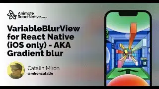 🛑 VariableBlurView for React Native - Gradient Blur (iOS only)