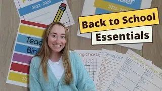 BACK TO SCHOOL Essentials for Teachers | Meet the Teacher, Teacher Binder, Class Website & More!