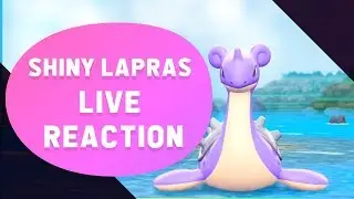 SHINY LAPRAS LIVE REACTION! Pokemon Lets GO Pikachu and Pokemon Lets GO Eevee Shiny Hunting