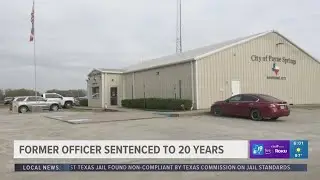 Former East Texas police officer gets 20 years in prison for buying, selling meth