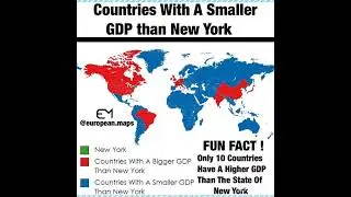 Countries with a smaller GDP than New York! 