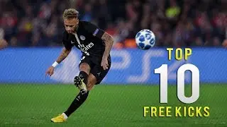 Neymar Jr - TOP 10 FREE KICKS GOALS EVER