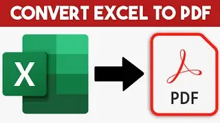 How to Save Excel File as PDF | Excel to PDF | How to Convert Excel to PDF