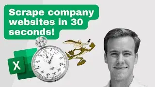 Scrape a list of company websites in 30 seconds!