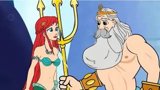 The Little Mermaid Episode 9 | Great Fire | Princess Stories & Fairy Tales