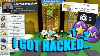 I got HACKED... | Bee Swarm Simulator |