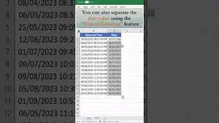 Different Ways to Separate Date Values in Excel
