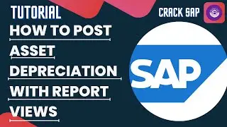 How to post Asset Depreciation with Report views S4HANA