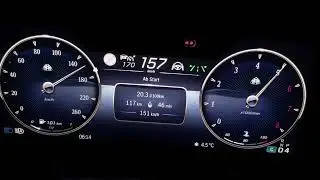 Mercedes-Benz Z223 S680 Maybach S-Class 100-200 km/h Uphill Acceleration