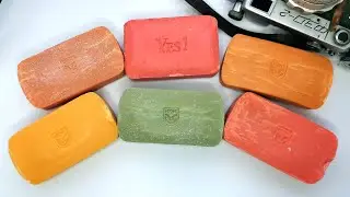 ASMR cutting vintage soap. Satisfying video. АСМР резка ретро мыла.