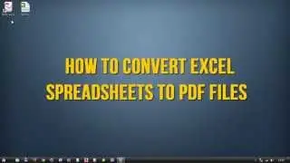 Convert Excel to PDF for Free on Windows