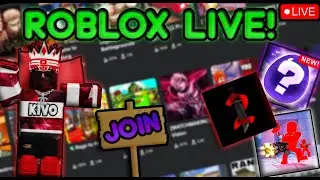 🔴ROBLOX GAMES WITH VIEWERS!🔴 Roblox LIVE!