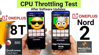 Oneplus Nord 2 vs Oneplus 8T CPU Throttling Test Comparison Which is Best 🔥🔥🔥