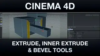 Cinema 4D | Bevel, Extrude & Extrude Inner